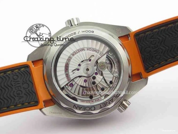 0411 UrbanStyle Planet Ocean 2016 43.5mm SS OM 1:1 Best Edition Gray Dial On Black Nylon Strap A 8168